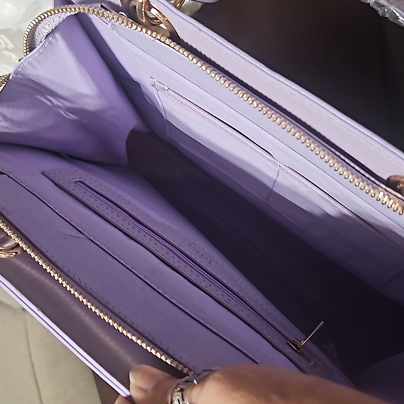 TRINA Turk purple hand bag,nwt - Picture 9 of 11